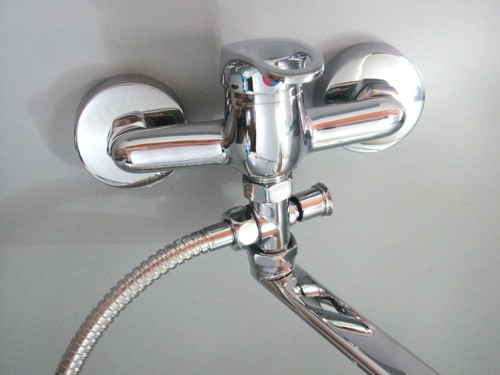 Wandarmatur mit brause armatur - mit,