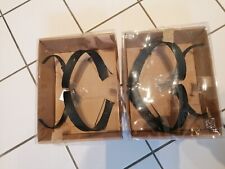 4 x Raffhalter schwarz Metall Spirale neu Ikea OVP Vorhang Gardine 