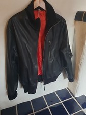 Orig. Fliegerjacke Pilotenjacke Bundeswehr Ziegenleder Modeka Gr. 50 M L