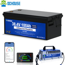 36V 100Ah Bluetooth LiFePO4