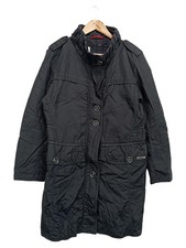 CINQUE Damen Parka Gr. 42 L Schwarz Klassisch Elegant Streetwear Outdoor