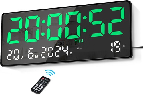 Digitale wanduhr led - digitale,
