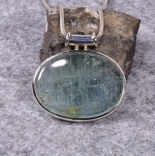 Aquamarin Anhänger, 925er