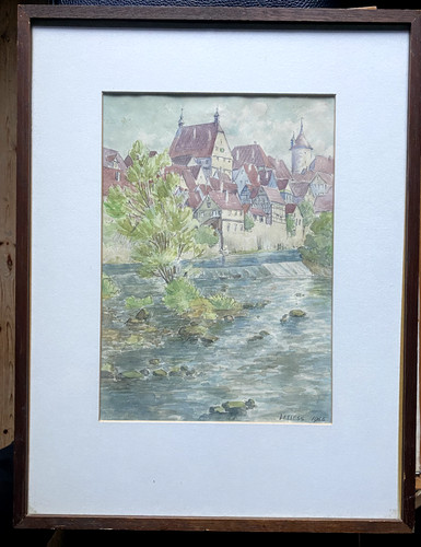 Aquarell rahmen antik - rahmen,