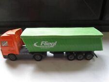 Siku    Mercedes LKW mit Kippsattel Auflieger und Gummiplane 1796    sehr selten