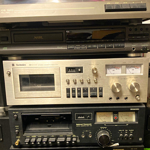 Technics stereo cassette deck - technics,