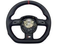 AUSTAUSCH Lenkrad Lederlenkrad MF Schaltwippen AUDi A6 C6 4F ABGEFLACHT S-Line