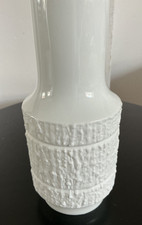 Thomas Arcta Vase Weiß Op Art