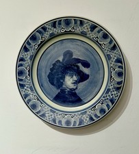 Delfter Wandteller – De Ram (RAM), handbemalt / Delft Wall Plate, hand-painted