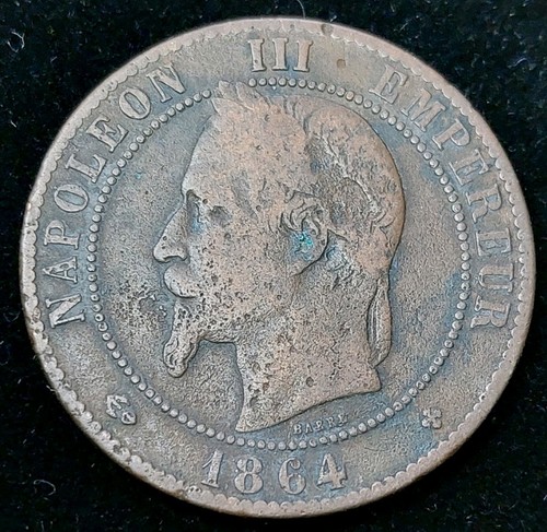 Frankreich centimes 1864 bb - 10,