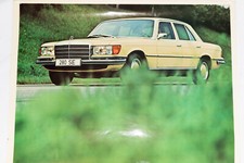 Mercedes-Benz W116 S-Klasse Poster - Garage Sammler Deko Mercedes