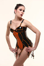Latex Gummi  Rubber Dessous Set: Bh+Unterbrustkorsett 
