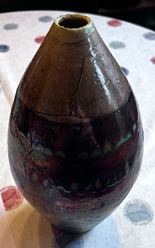 Signierte keramikvase - signierte,