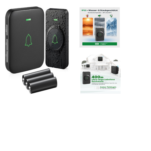 Batteriebetriebene türklingel - batteriebetriebene,