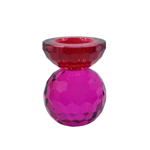 Teelichthalter rot pink - teelichthalter, ca