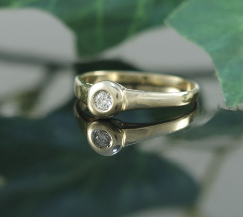 Brillant ring 585er - brillant, /