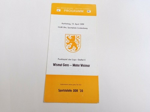 Programmheft wismut gera - programmheft,