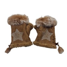 Plüsch Handschuhe Kunstfell