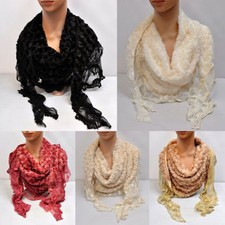 Pelz Dreiecktuch  Loopschal Rundschal Schlauchschal Halstuch Schal Winter Damen