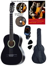4/4 Konzert Gitarre Clifton  black 