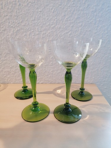 Alte weingläser champagner - 4,