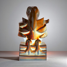 Art déco Tischleuchte Heico Werbeaufsteller Rabe Ravensburger 55 cm rar