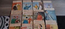 Großes Konvolut 13 DDR Modehefte mit Schnittmusterbögen 1952-1962
