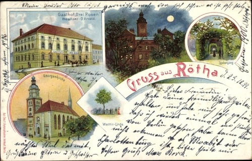 Mondschein litho rötha - litho, in