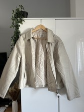 Urban Outfitters Beige Cropped Fit Jacke Größe XL
