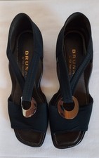Brunate Damen Sandalen Gr.38, Schwarz