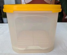 Tupperware Frischling,1,9L Behälter+Frischegitter,Obst-,Gemüseaufbewahr,gelb,rar