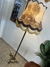 Luxus Messing Gold Vintage Pferde  Stehlampe England Englisch Lampe Leuchte