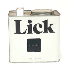 Lick Designer Farbe Blue 07 seidenmatt 2,5L Wand & Decke abwaschbar blau