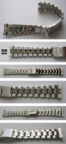 Starkes edelstahlarmband - 22,