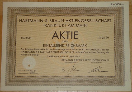 Hartmann braun - &,