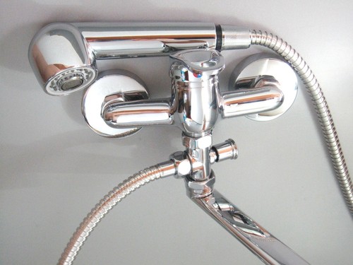 Wandarmatur mit brause armatur - wandarmatur,