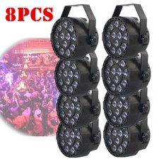 8 stk LED RGBW Par Licht DMX512 Bühnenbeleuchtung Show Party DJ Disco Club Lampe