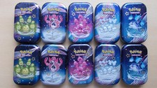 10 Leere Mini Tins Pokemon
