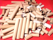 145 LEERE Papprollen Küchenpapier+Klopapier für Basteln, Nager, Kerzen, Advent