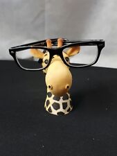 Brillenablage im afrikanischen Stil; Giraffe und Zebra