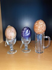 Handgekratzte Ostereier