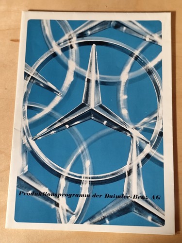 Prospekt poster mercedes benz - mercedes,