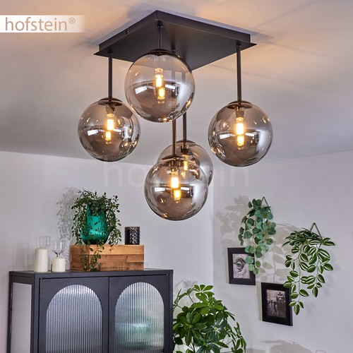 Retro glas deckenlampe - retro,