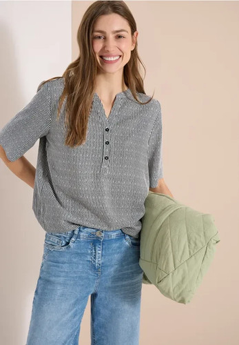Cecil 346621 bluse kurzarm - 346621,