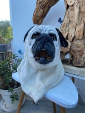 Realistische Mops Hund Maske