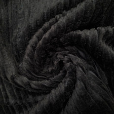 Cord Stoff Schwarz Meterware