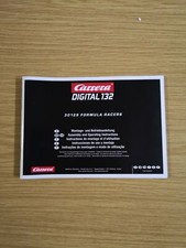 Betriebsanleitung für Formula Racers 30129 Carrera Digital 132