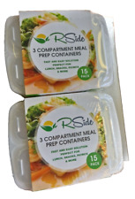 30 Sektionen Lebensmittelbehälter mit Deckel Mikrowelle & Gefrierschrank sicher wiederverwendbar