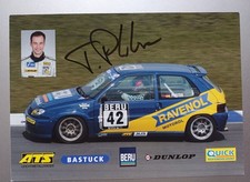 Motorsport Autogrammkarte Tobias Pfister, ADAC Procar Citroen Saxo