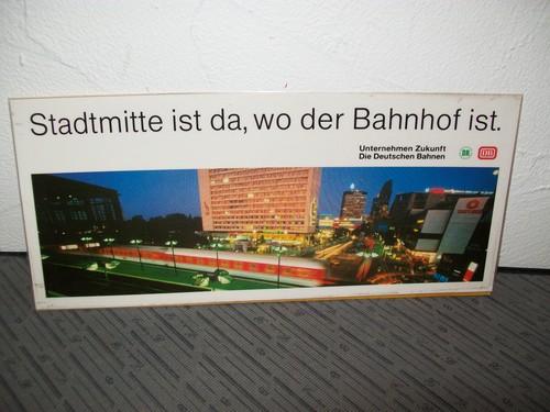 Schild deutsche bundesbahn - ,